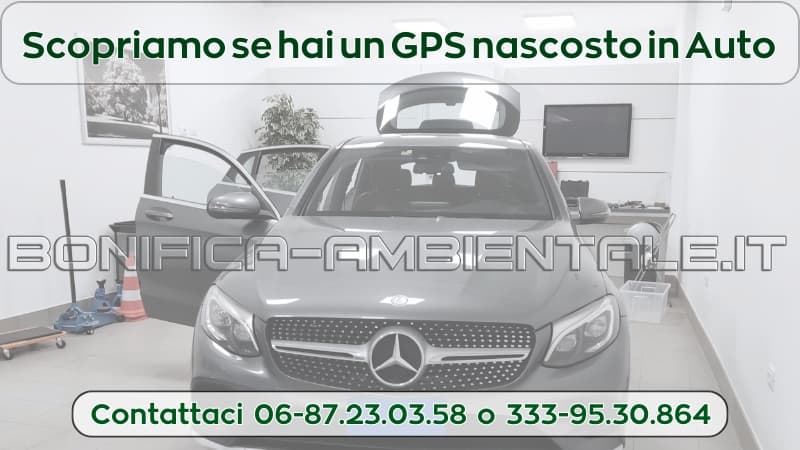bonifica per scoprire gps in macchina