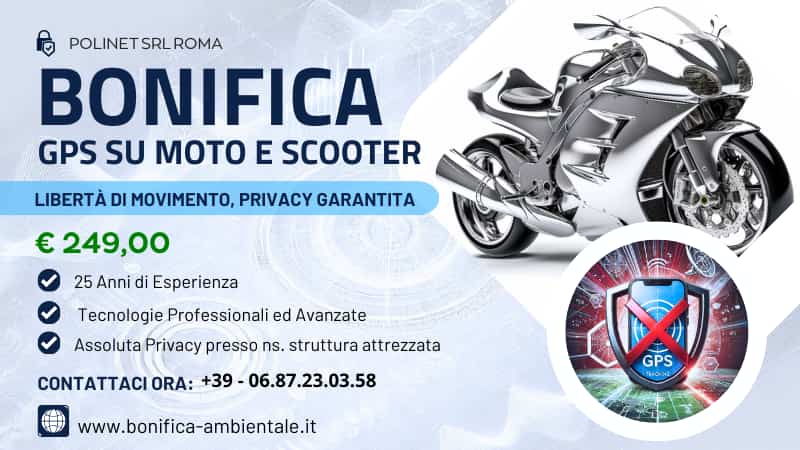 costo bonifica moto gps